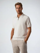 Variant image for Beige Poloshirt Herren mit Reißverschluss – Atmungsaktives Material für Elegante Anlässe-1