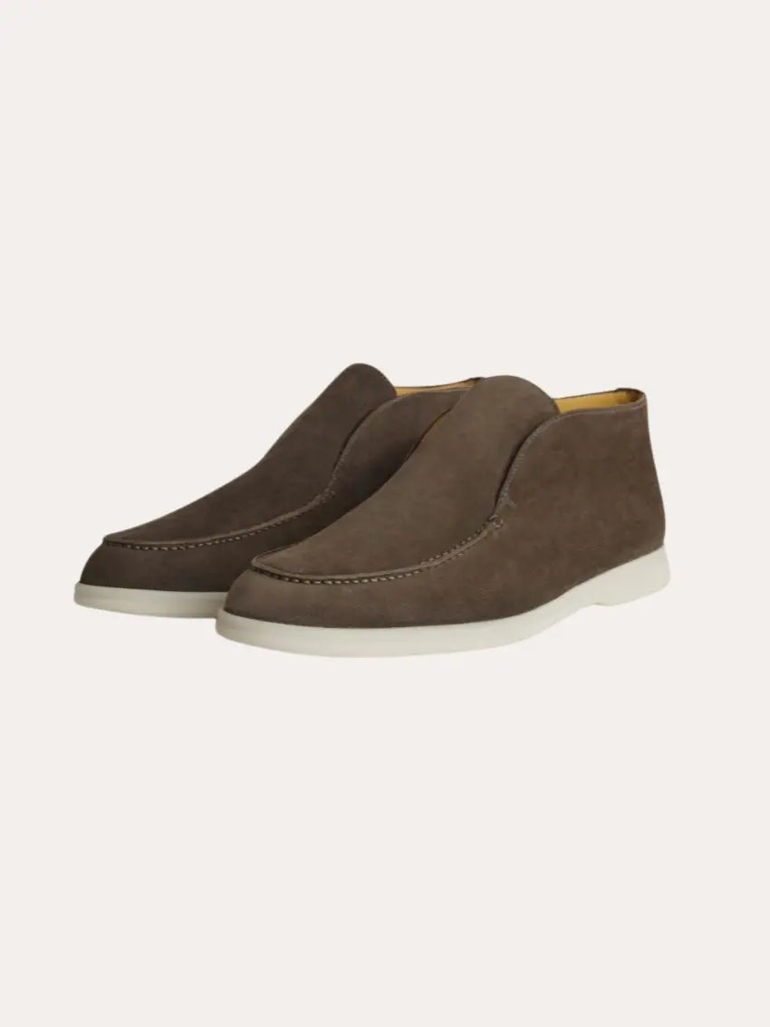 Variant image for Wildleder Slipper Herren - Eleganter Komfort in Dunkelgrau für Jeden Tag-1