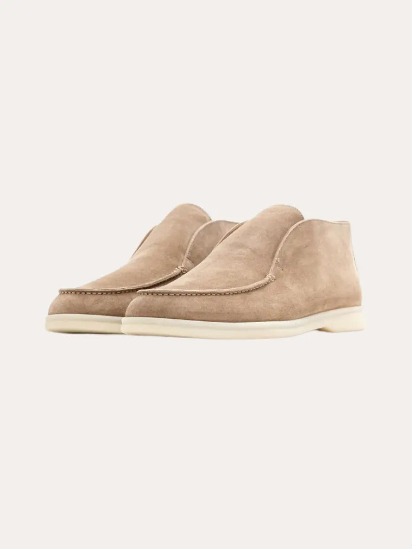 Variant image for Schweden Stadtlaafer - Elegantes Kalb-Leder-Wildleder in Beige-1