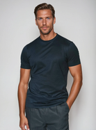 Variant image for Dunkelblaues Herren T-Shirt aus Supima-Baumwolle – Luxuriös und Vielseitig für Männer, Bequeme Passform, Maschinenwaschbar-1