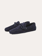 Variant image for Mokassins Damen Aus Wildleder - Stilvoller Komfort in Marineblau-1
