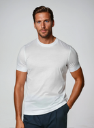 Variant image for Herren T-Shirt aus 100% Supima-Baumwolle – Weiß, Bequem und Vielseitig für Casual und Elegante Anlässe-1
