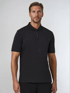 Variant image for Schwarzes Polo Shirt mit Reißverschluss für Herren – Modernes Design, Atmungsaktives Material, Vielseitig für jeden Anlass-1