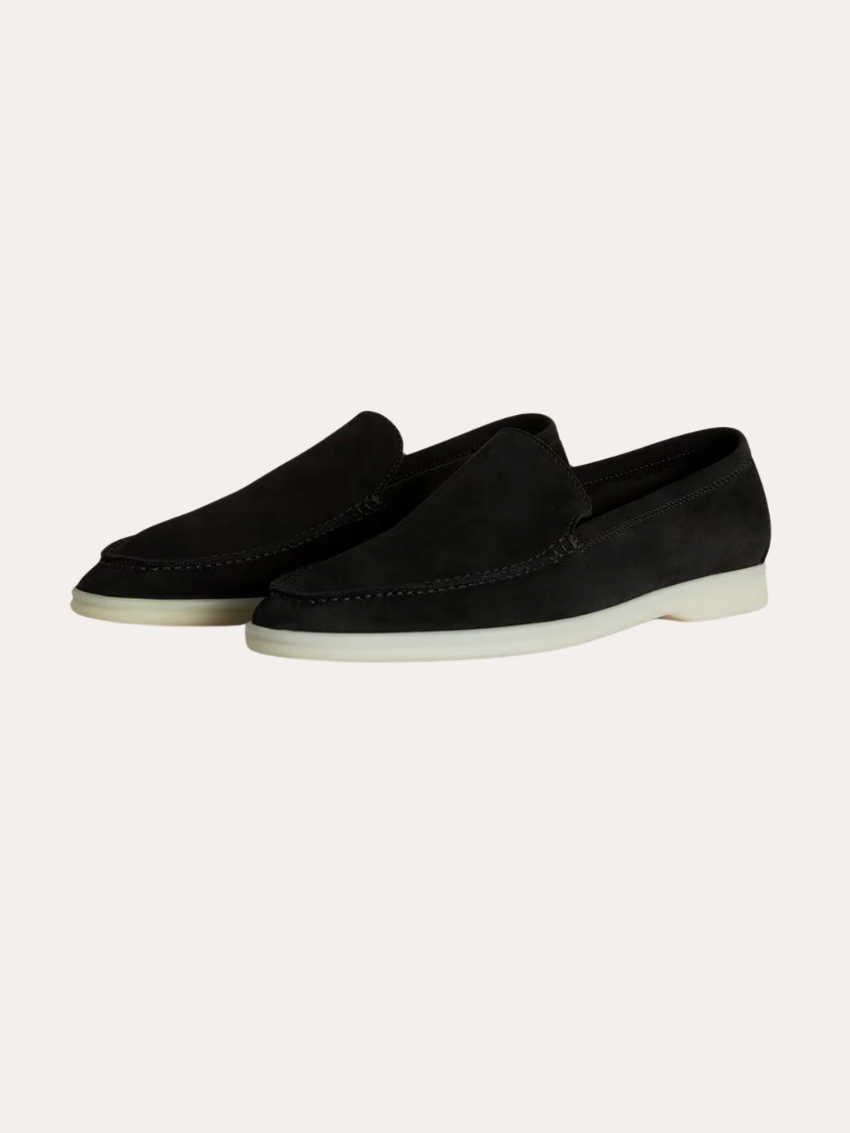 Variant image for Schwarze Wildleder Loafers - Komfortabel, Stilvoll & Vielseitig-1