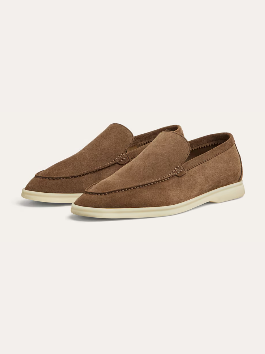 Variant image for Braune Wildleder Slipper Herren - Komfort, Stil & Vielseitigkeit-1